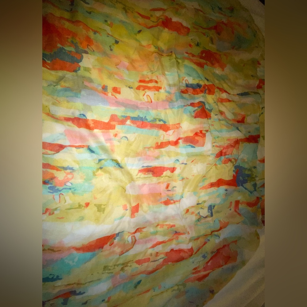 Printed village Scarf -